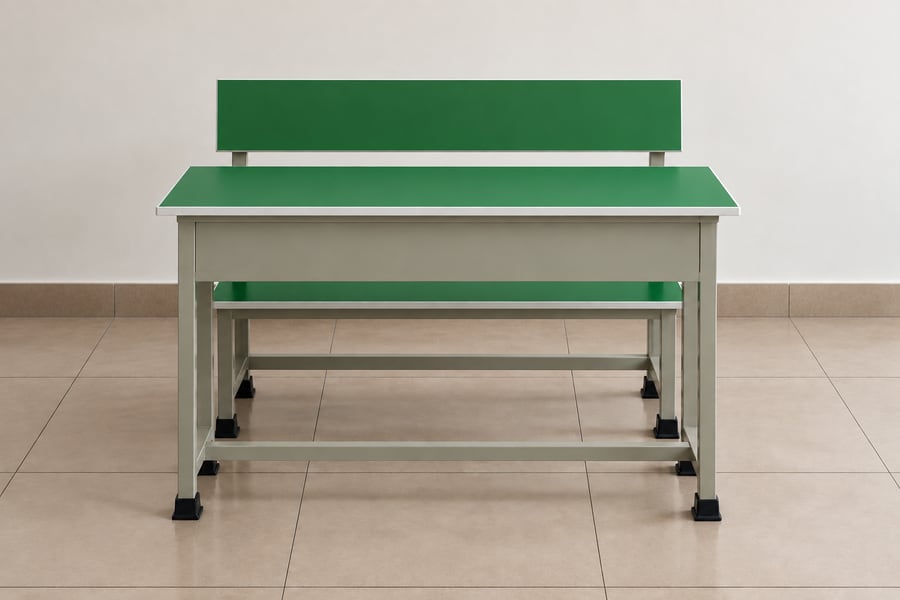 Bench and desk green - Nelco Industries, Thodupuzha