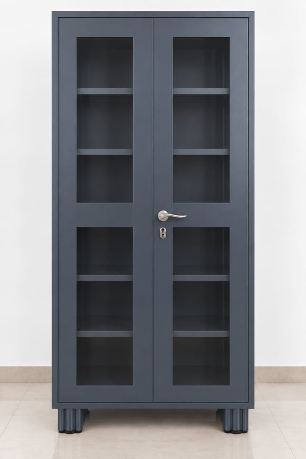 Book cabinet 2 door glass - Nelco Industries, Thodupuzha