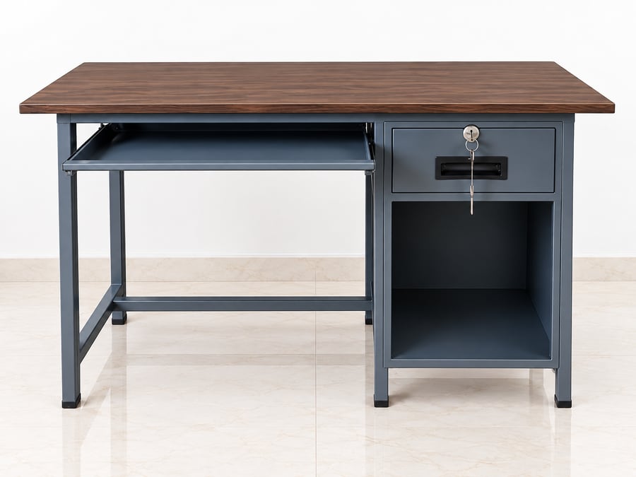 Office table with drawer - Nelco Industries, Thodupuzha